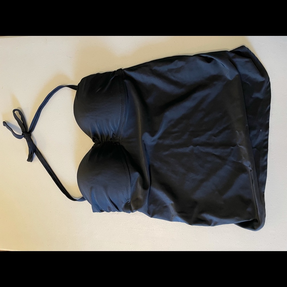 Old Navy Black maternity tankini medium